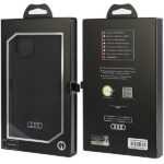 Audi Silicone Case iPhone 15 Plus / 14 Plus 6.7" black hardcase AU-LSRIP15M-Q3/D1-BK - imagine 7