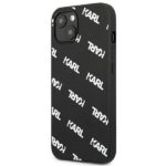Karl Lagerfeld KLHCP13SPULMBK3 iPhone 13 mini 5,4" hardcase black Allover - imagine 2