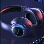 AWEI A300BL Bluetooth On-Ear Headphones Black - imagine 2