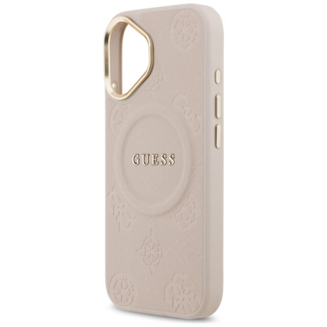 Case Guess Peony Hot Stamp MagSafe for iPhone 17 pink - imagine 6