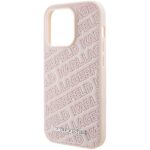 Karl Lagerfeld KLHCP15LPQKPMP iPhone 15 Pro 6.1" pink hardcase Quilted K Pattern - imagine 6