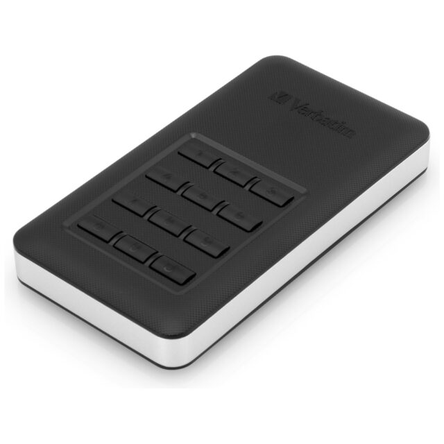 Portable external HDD Verbatim Store n Go with keyboard 1TB black 53401 - imagine 3