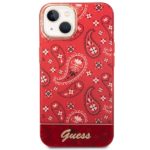 Guess GUHCP14MHGBNHR iPhone 14 Plus / 15 Plus 6.7" red hardcase Bandana Paisley - imagine 3