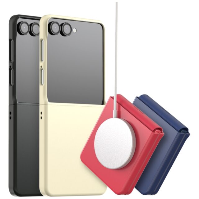 Case Araree Aero Flex M MagSafe Qi2 for Samsung Galaxy Z Flip7 pink - imagine 3