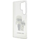 Karl Lagerfeld KLHCS23LHNKCTGT S23 Ultra S918 transparent hardcase Glitter Karl&Choupette - imagine 7