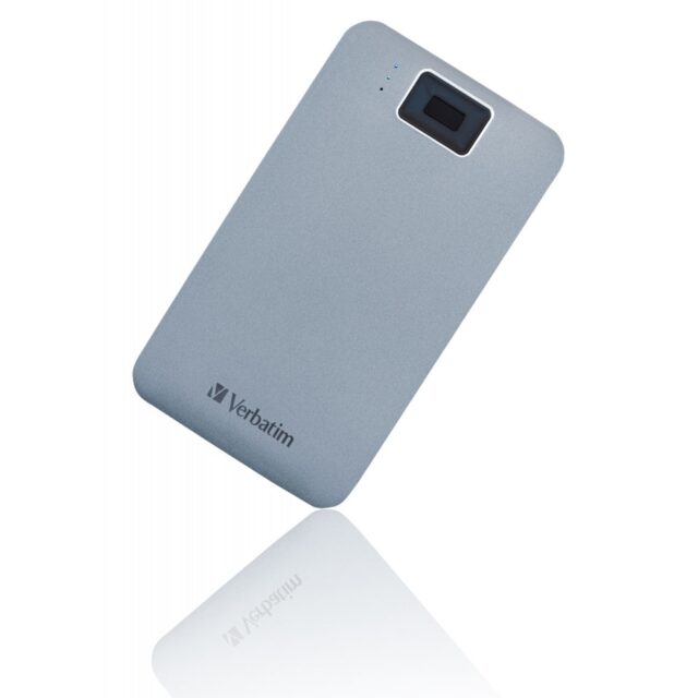 External drive Verbatim Fingerprint Secure HDD USB 3.2 Gen 1 1TB grey 53652 - imagine 2