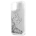Guess GUHCP12LLG4GSI iPhone 12 Pro Max 6,7" silver hardcase 4G Big Liquid Glitter - imagine 6