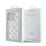 Guess GUHMP16XPGPYSH iPhone 16 Pro Max 6.9" white hardcase Peony Script Logo MagSafe - imagine 8