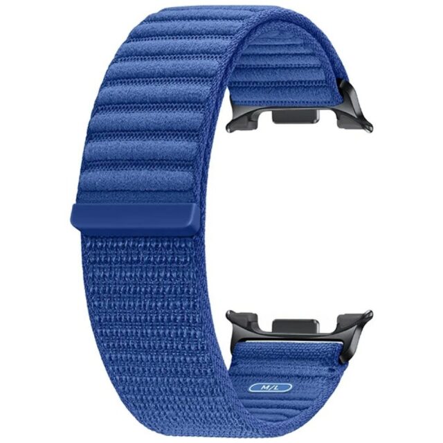 Band Samsung Fabric for Galaxy Watch8 / Watch8 Classic (M/L) blue - imagine 3