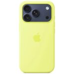 Case Apple Silicone Case MagSafe for iPhone 17 Pro yellow - imagine 3