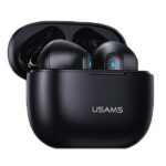USAMS Bluetooth 5.2 TWS NX10 Series dual mic wireless earphones black BHUNX01