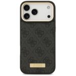 Guess 4G Logo Plate MagSafe Case for iPhone 17 Pro Max Black - imagine 3