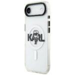 Karl Lagerfeld IML Karl Sketch Logo MagSafe Case for iPhone Air Clear - imagine 2