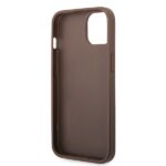 Guess GUHCP15M4GMGBR iPhone 15 Plus/ 14 Plus 6.7" brown hardcase 4G Big Metal Logo - imagine 7