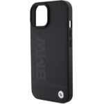 Case BMW BMHCP15MSLLBK iPhone 15 Plus / 14 Plus 6.7" black Leather Hot Stamp - imagine 6