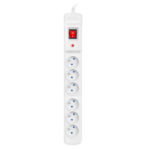 Armac Multi M6 | Power strip | anti-surge system, 6 sockets, 3m cable, gray - imagine 2