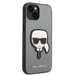Karl Lagerfeld KLHCP14MSAPKHG iPhone 14 Plus / 15 Plus 6,7" silver hardcase Saffiano Karl`s H - imagine 4
