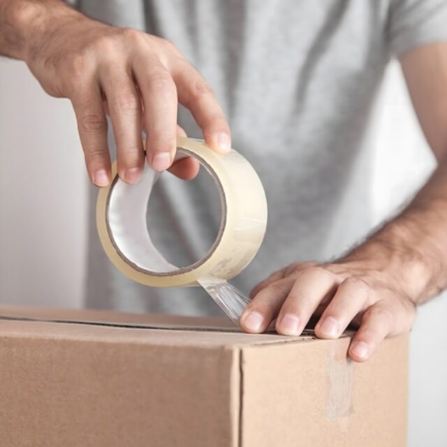 Extralink Packaging Tape, Transparent Adhesive 48x60m Super Strong Durable - imagine 3