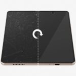 Araree Pure Diamond Film Sam Z Fold5 F946 Antimicrobial Protective Film 2pcs AR30-01782A - imagine 4