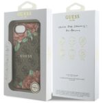 Case Guess 4G Flowers Print MagSafe for iPhone 16e brown - imagine 8
