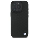 BMW BMHMP16L23RDDK iPhone 16 Pro 6.3" black hardcase Sign Leather Diamond Metal Logo MagSafe - imagine 3