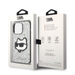 Karl Lagerfeld KLHCP14LG2CPS iPhone 14 Pro 6,1" silver hardcase Glitter Choupette Patch - imagine 8
