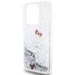 Hello Kitty HKHCP15LLIKHET iPhone 15 Pro 6.1" silver hardcase Liquid Glitter Charms Kitty Hea - imagine 6