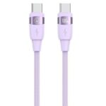 USAMS Cable U85 USB-C to USB-C 100W 1.2mPD Fast Charging purple SJ632USB03 (US-SJ632)