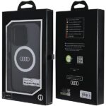 Audi IML Big Logo MagSafe Case iPhone 15 Pro 6.1" black hardcase AU-IMLMIP15P-Q5/D2-BK - imagine 7