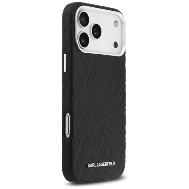 Karl Lagerfeld FW Stamped Karl MagSafe Case for iPhone 17 Pro Max Black - imagine 4