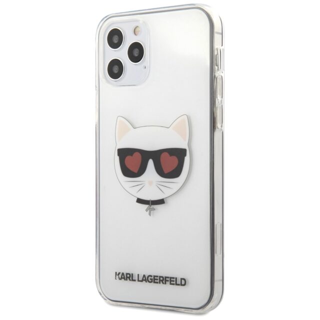 Karl Lagerfeld KLHCP12LCLTR iPhone 12 Pro Max 6,7" hardcase Transparent Choupette - imagine 2