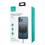 USAMS Inductive Charger US-CD159 magnetic W1 15W Extra-thin iPhone 12 series black CD159DZ01 - imagine 10