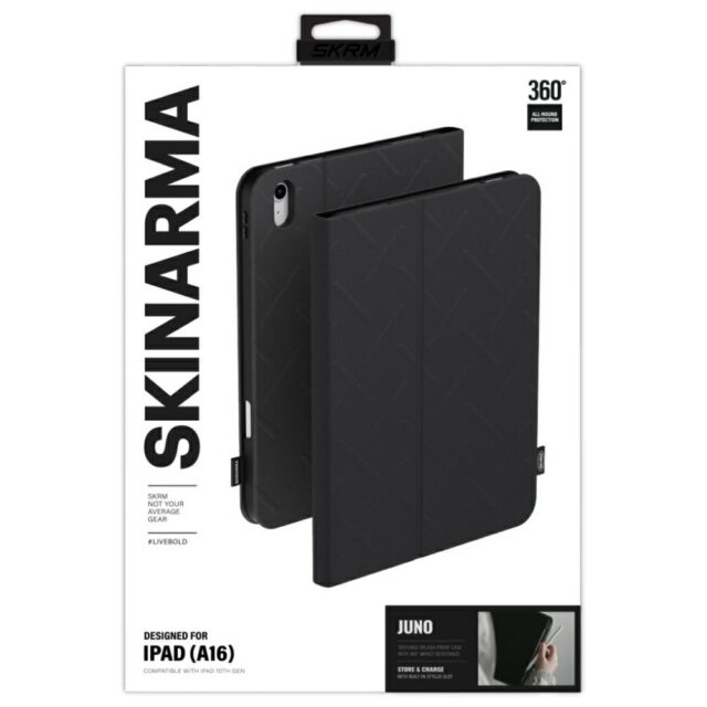 Case Skinarma Juno for iPad A16 2025      black - imagine 6