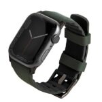 UNIQ Linus Strap Apple Watch Series 1-8/SE/SE2/SE3/Ultra/2/3 42/44/45/49mm Airosoft Silicone green