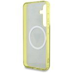 Case Guess 4G Glitter Triangle Buttons MagSafe for Samsung Galaxy S25 brown - imagine 7