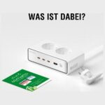 4smarts 6in1 65W GaN white extension cord - imagine 3