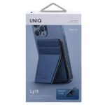 UNIQ Lyft Magnetic phone holder snap-on stand and card holder blue - imagine 9