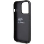 Case BMW BMHCP15L22GSLK iPhone 15 Pro 6.1" black hardcase Grip Hot Stamp - imagine 7