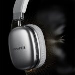 AWEI AT7 Bluetooth On-Ear Headphones Black - imagine 4