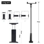 AWEI X3 desk mount 4"-10.5" black long arm - imagine 2
