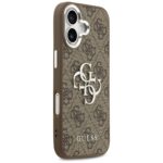 Guess 4G Big 4G Classic Logo Case for iPhone 17 Brown Silver - imagine 4