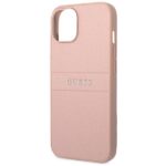 Guess GUHCP14MPSASBPI iPhone 14 Plus/ 15 Plus 6.7" pink Saffiano Strap - imagine 6