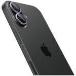 Spigen Optik Pro Glas.TR "EZ FIT" Camera Protector 2pcs for iPhone 17 / 16 / 16 Plus purple - imagine 3
