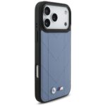 Case BMW M Quilted Logo MagSafe for  iPhone 17 Pro Max blue - imagine 4