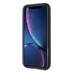 Guess GUHCI61G4GLGR iPhone Xr grey hardcase 4G Stripe Collection - imagine 6