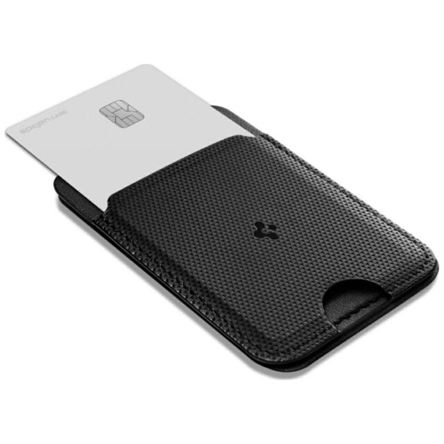 Magnetyczny portfel Spigen S314-1 Slim    Fold Tripod MagSafe czarny - imagine 9