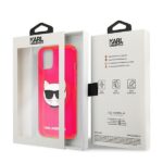 Karl Lagerfeld KLHCP13SCHTRP iPhone 13 mini 5,4" pink hardcase Glitter Choupette Fluo - imagine 8