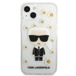 Karl Lagerfeld KLHCP13MHFLT iPhone 13 / 14 / 15 6,1" transparent Flower Ikonik Karl - imagine 3