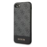 Guess GUHCI8G4GLGR iPhone 7/8/SE 2020/SE 2022 grey hardcase 4G Stripe Collection - imagine 2