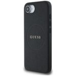 Case Guess Grained Ring MagSafe for iPhone 16e black - imagine 2
